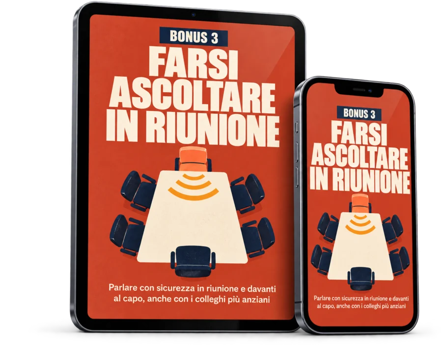 Bonus 3 · Farsi Ascoltare in Riunione su tablet e telefono